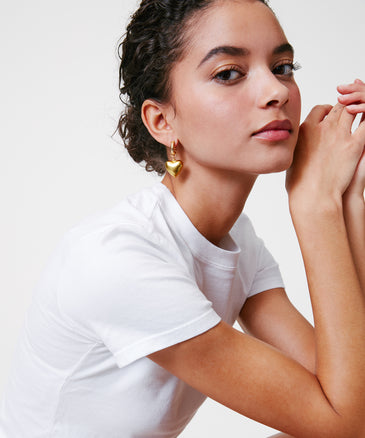 roxanne assoulin The Puffy Heart Gold Earrings