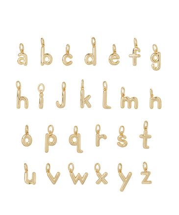 roxanne assoulin The Puffy Initial Charms