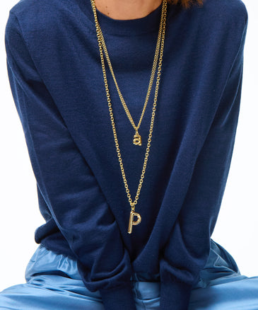 roxanne assoulin The Very Big Puffy Initial Charms