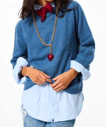 roxanne assoulin The Big Puffy Heart Charm Necklace