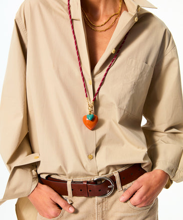 roxanne assoulin The Long Happy Cord Charm Necklace