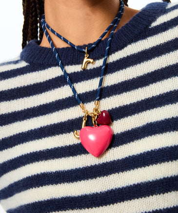 Roxanne Assoulin The Long Happy Cord Charm Necklace