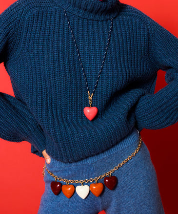 Roxanne Assoulin The Long Happy Cord Charm Necklace