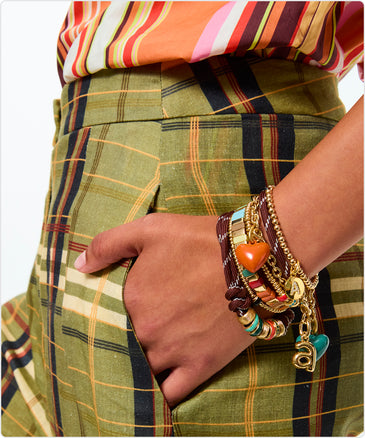 Roxanne Assoulin The Mini Puffy Heart Charm Bracelet