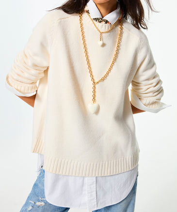 roxanne assoulin The Mini Puffy Heart Charm Necklace