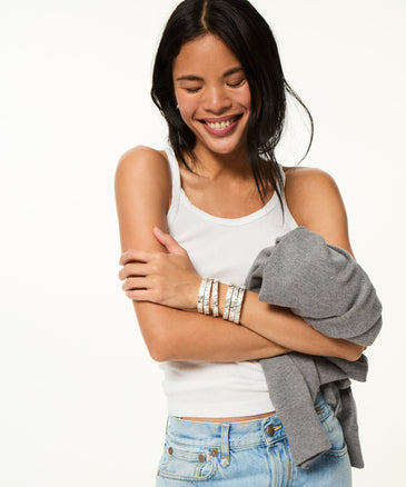 Roxanne Assoulin Twinkle Twinkle Bracelets In Silver