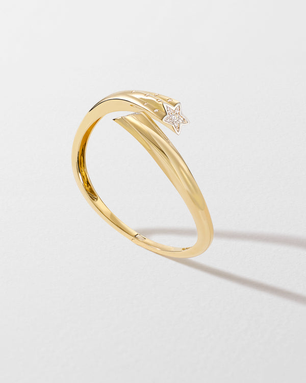 Roxanne First Diamond Polka Dot Shooting Star Bangle Bracelet
