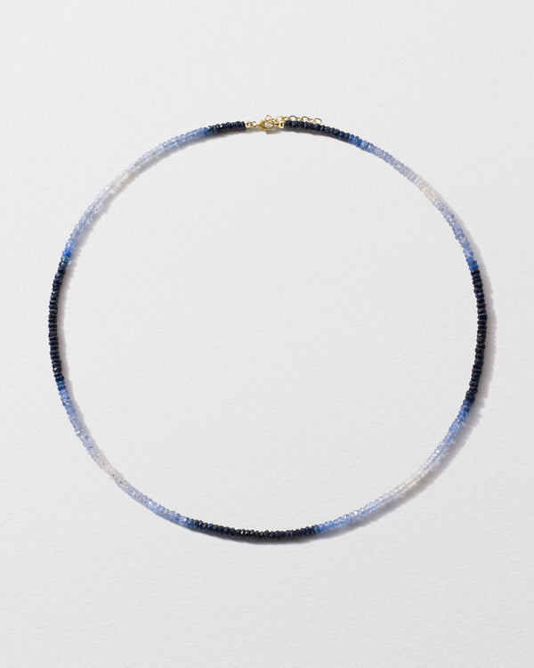 Roxanne First Graduated Blue Sapphire Beaded Necklace