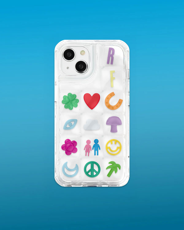 roxanne first Initials Charm iPhone Case - Limited Edition