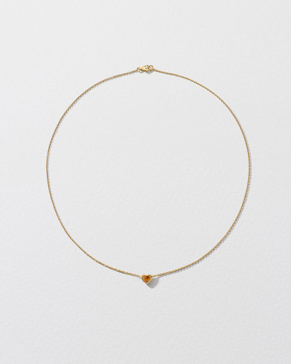 Roxanne First Mini Citrine True Love Pendant Necklace