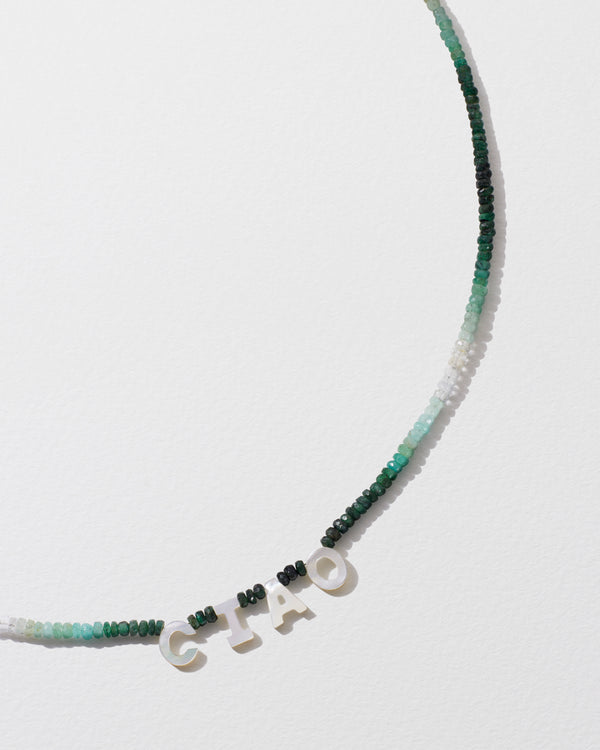 roxanne first Personalised Pearl Letter Beaded Necklace