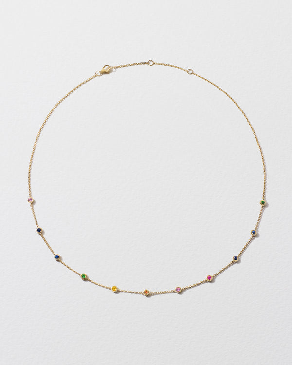 Roxanne First Rainbow Sapphire Super Skittle Necklace
