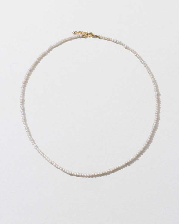 roxanne first Baby Potato Pearl Beaded Necklace