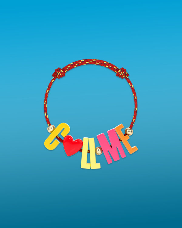 roxanne first 'Call Me' Cord Bracelet