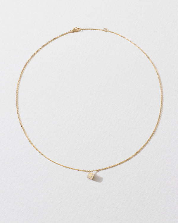 Roxanne First Diamond Dice Icon Necklace