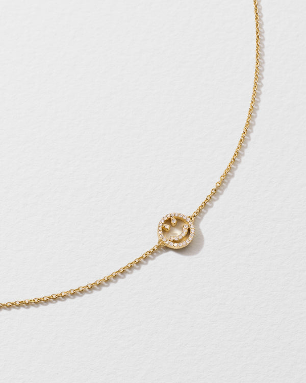 Roxanne First Diamond Happy Face Icon Bracelet