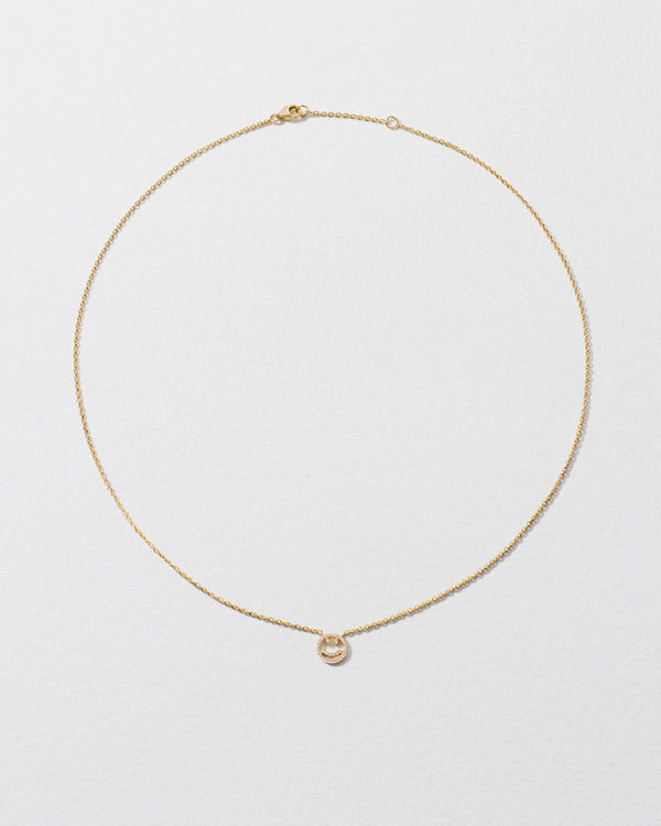 Roxanne First Diamond Happy Face Icon Necklace