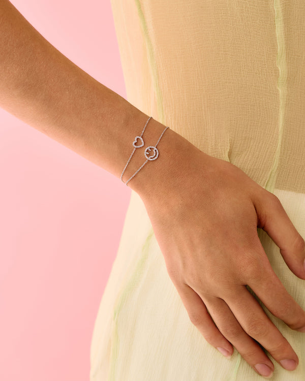 Roxanne First Diamond Heart Icon Bracelet