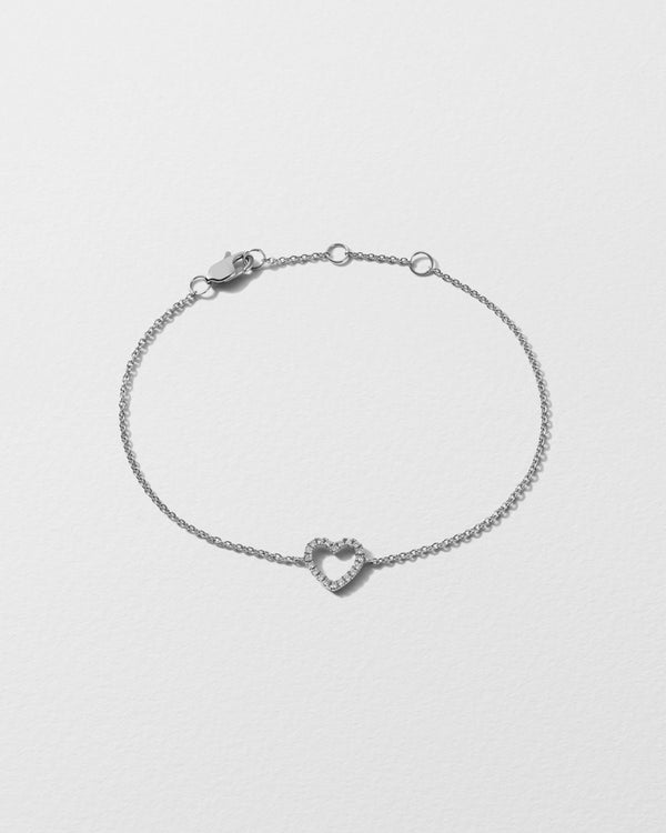 roxanne first Diamond Heart Icon Bracelet