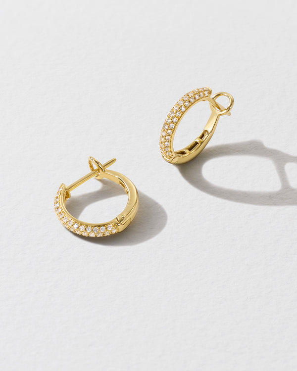 Roxanne First Diamond Pavé Hoop Earrings