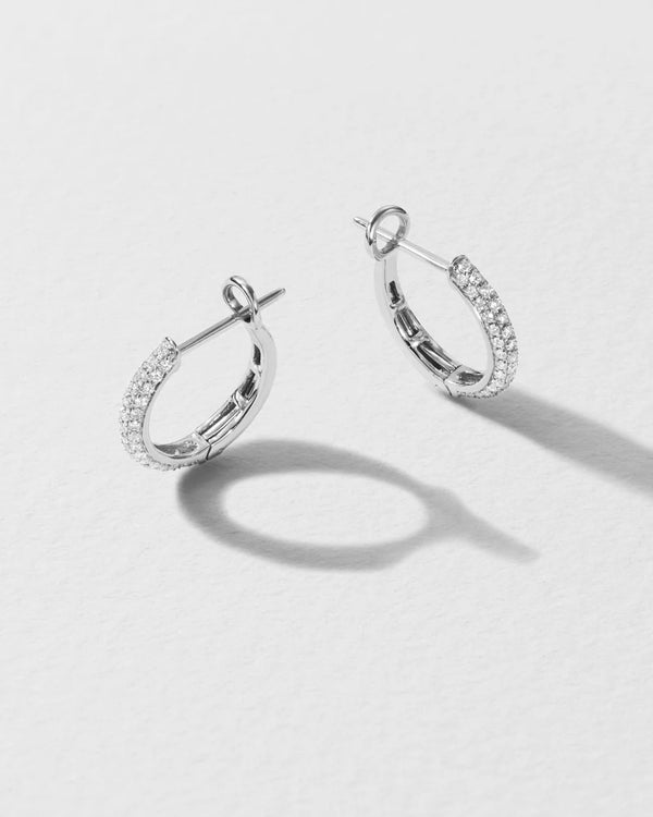 Roxanne First Diamond Pavé Hoop Earrings
