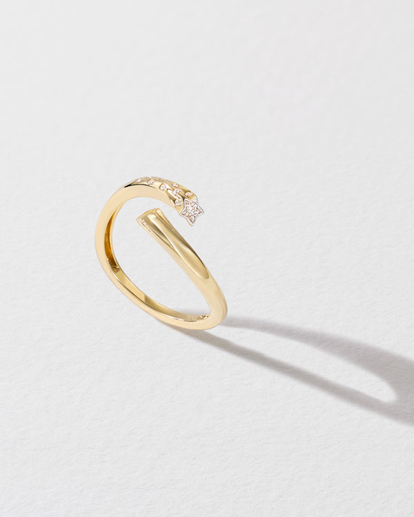 Roxanne First Diamond Polka Dot Shooting Star Ring