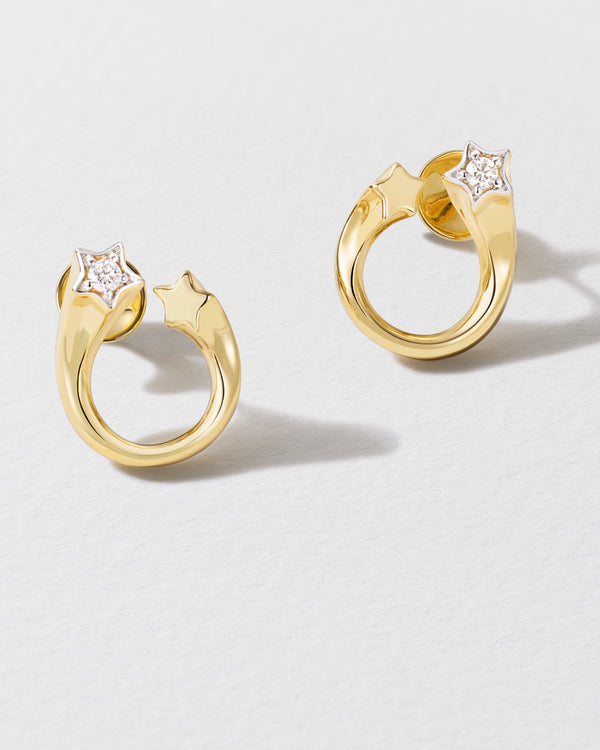Roxanne First Diamond Shooting Star Stud Earrings