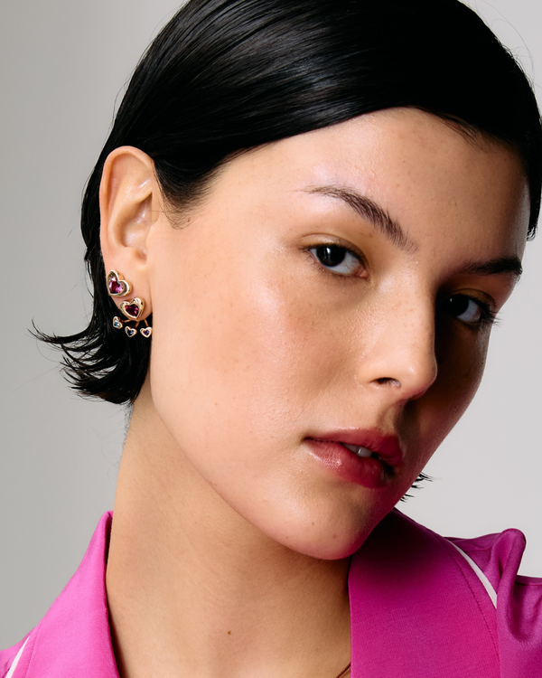 Roxanne First Four Of Hearts Stud & Jacket Earrings