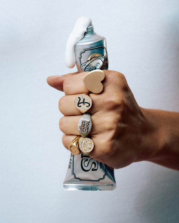 Roxanne First Gold Jimmy Mac Signet Ring