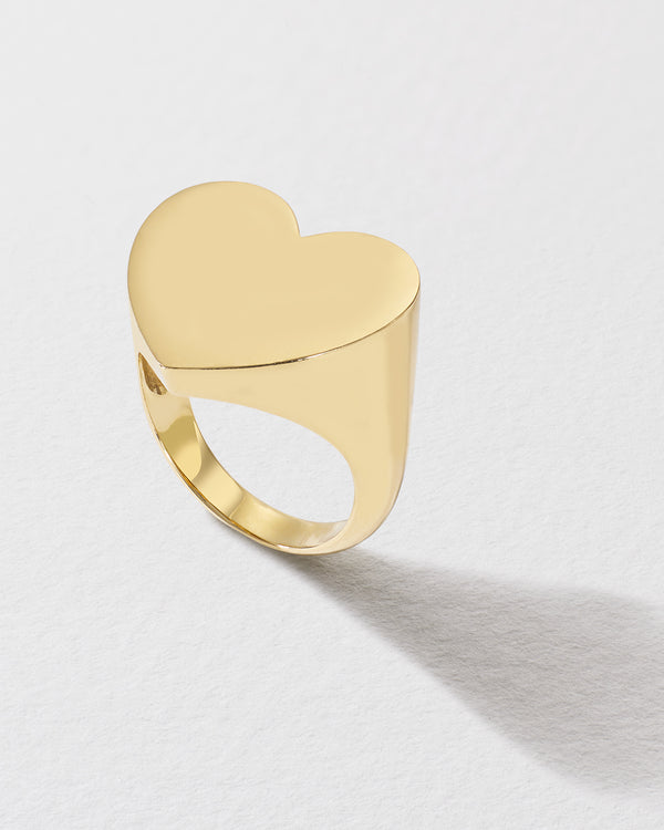 roxanne first Gold Jimmy Mac Signet Ring