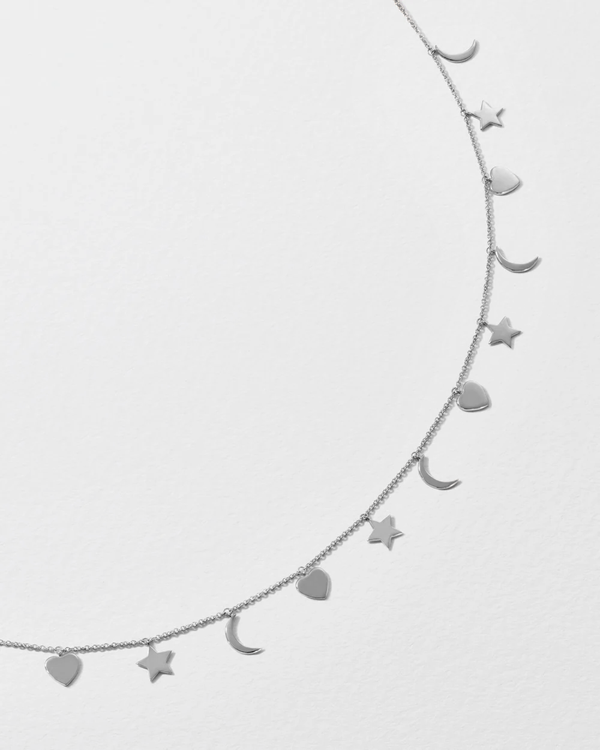 Roxanne First Gold Love You More Charm Necklace