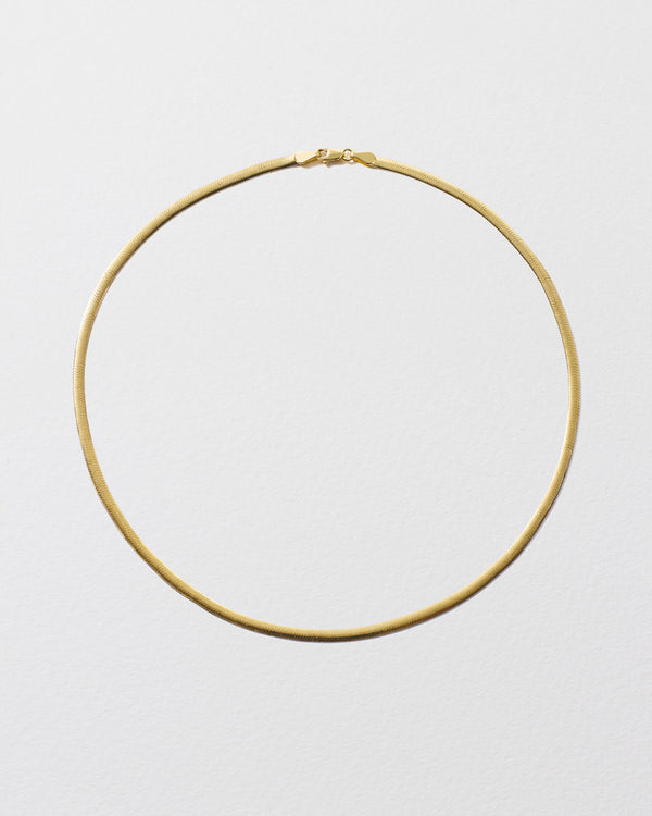 Roxanne First Gold Reversible Snake Chain Necklace