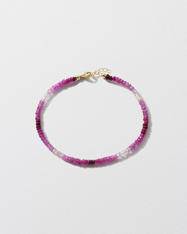 roxanne first Graduated Ruby Beaded Bracelet
