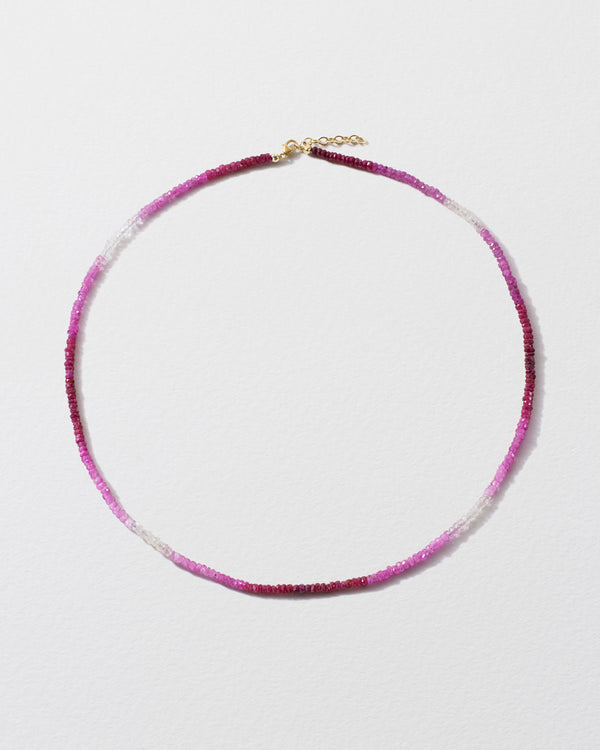 Roxanne First Graduated Ruby Beaded Necklace