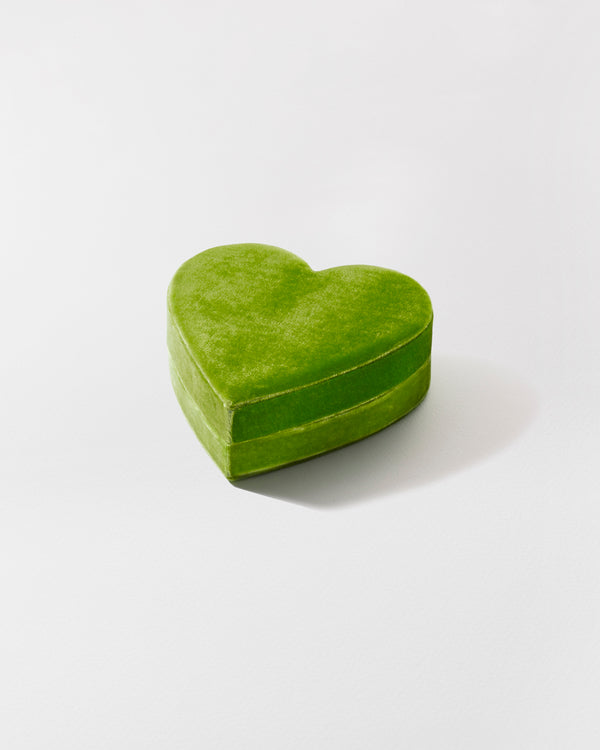roxanne first Green Heart Jewellery Box