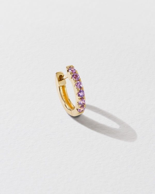 roxanne first Lilac Sapphire Huggie Earring