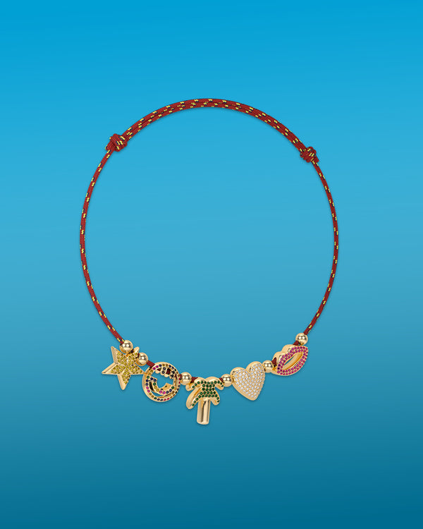 Roxanne First Luxe Charm Cord Necklace