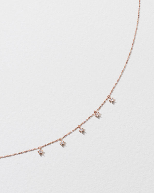 roxanne first Mini Diamond Stars Necklace