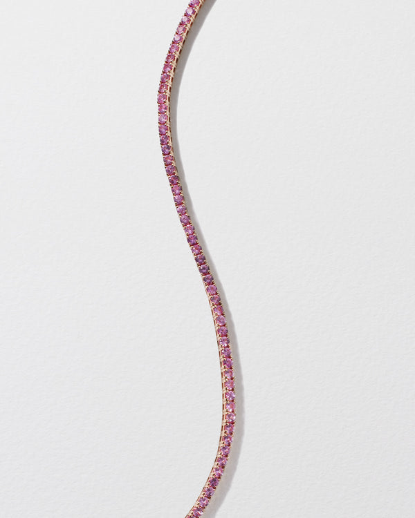 Roxanne First Pink Sapphire Tennis Bracelet