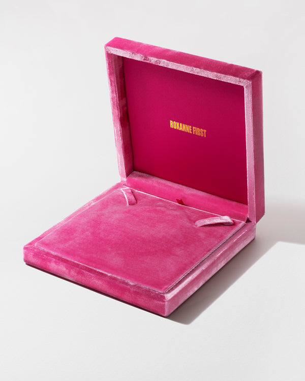 Roxanne First Pink Sapphire Tennis Necklace