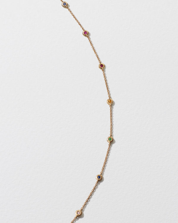 Roxanne First Rainbow Sapphire Skittle Bracelet