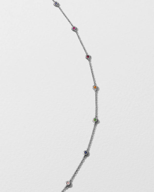 Roxanne First Rainbow Sapphire Skittle Bracelet