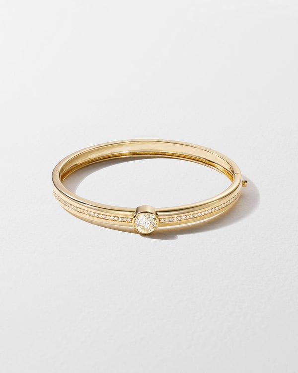 roxanne first Round Diamond Bangle Bracelet
