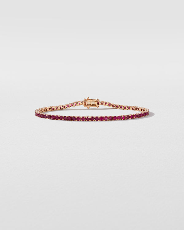 roxanne first Ruby Tennis Bracelet