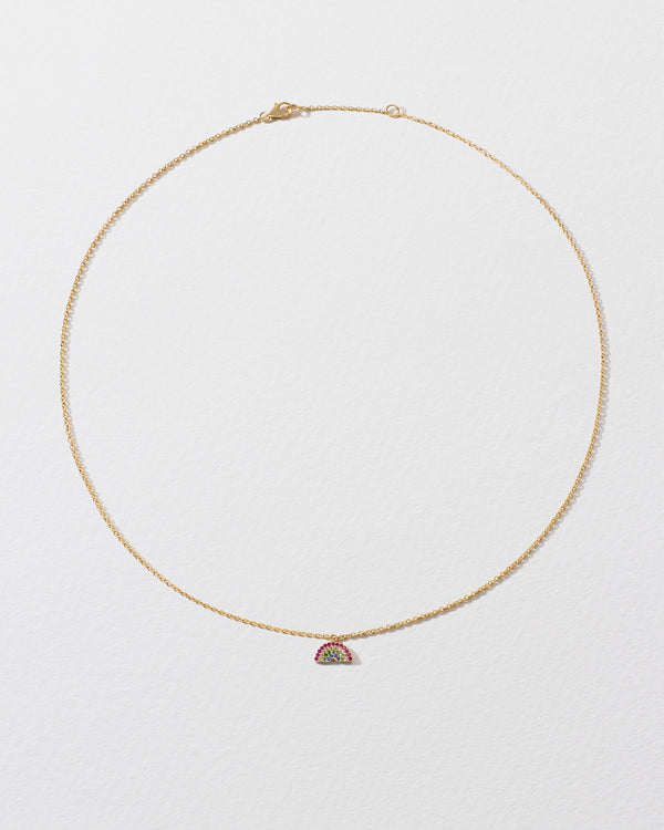 Roxanne First Sapphire Rainbow Icon Necklace