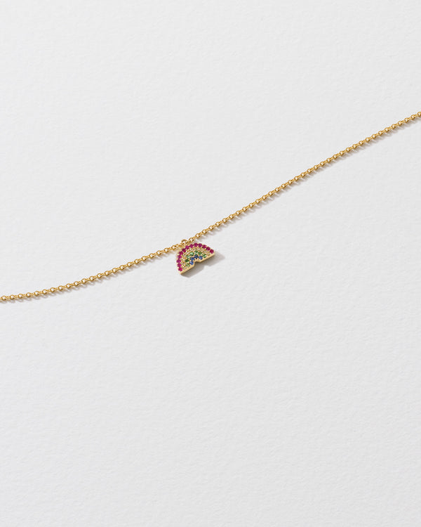 roxanne first Sapphire Rainbow Icon Necklace