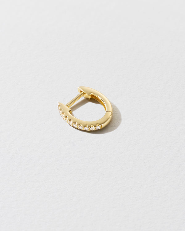 Roxanne First Small Skinny Diamond Huggie Earring