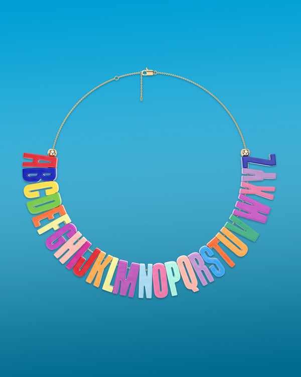 roxanne first The Alphabet Chain Necklace