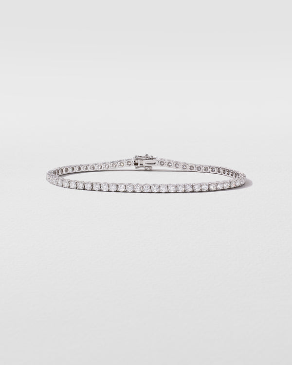 roxanne first Thick Diamond Tennis Bracelet