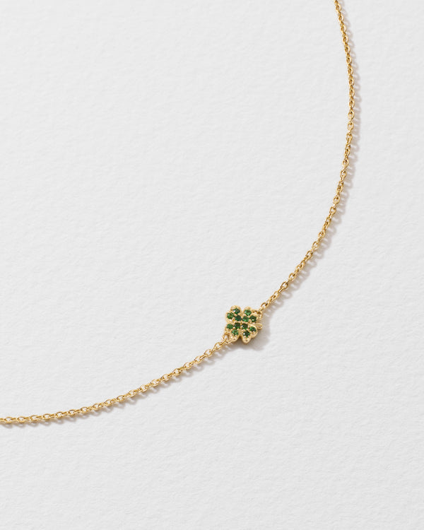Roxanne First Tsavorite Clover Icon Bracelet